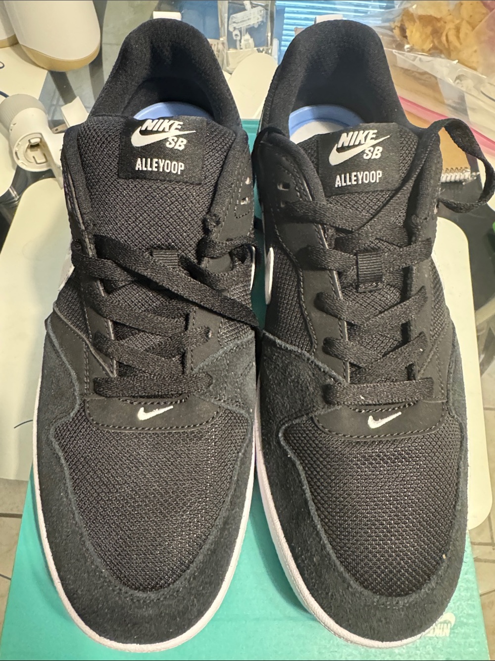 Nike SB Alleyoop Black Low-Top Skate Sneakers